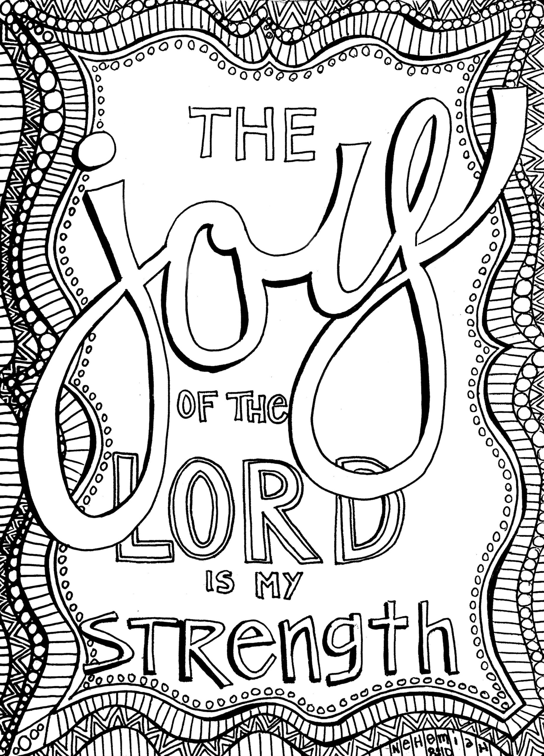 Free Christian Coloring Pages For Adults Roundup Bible Free