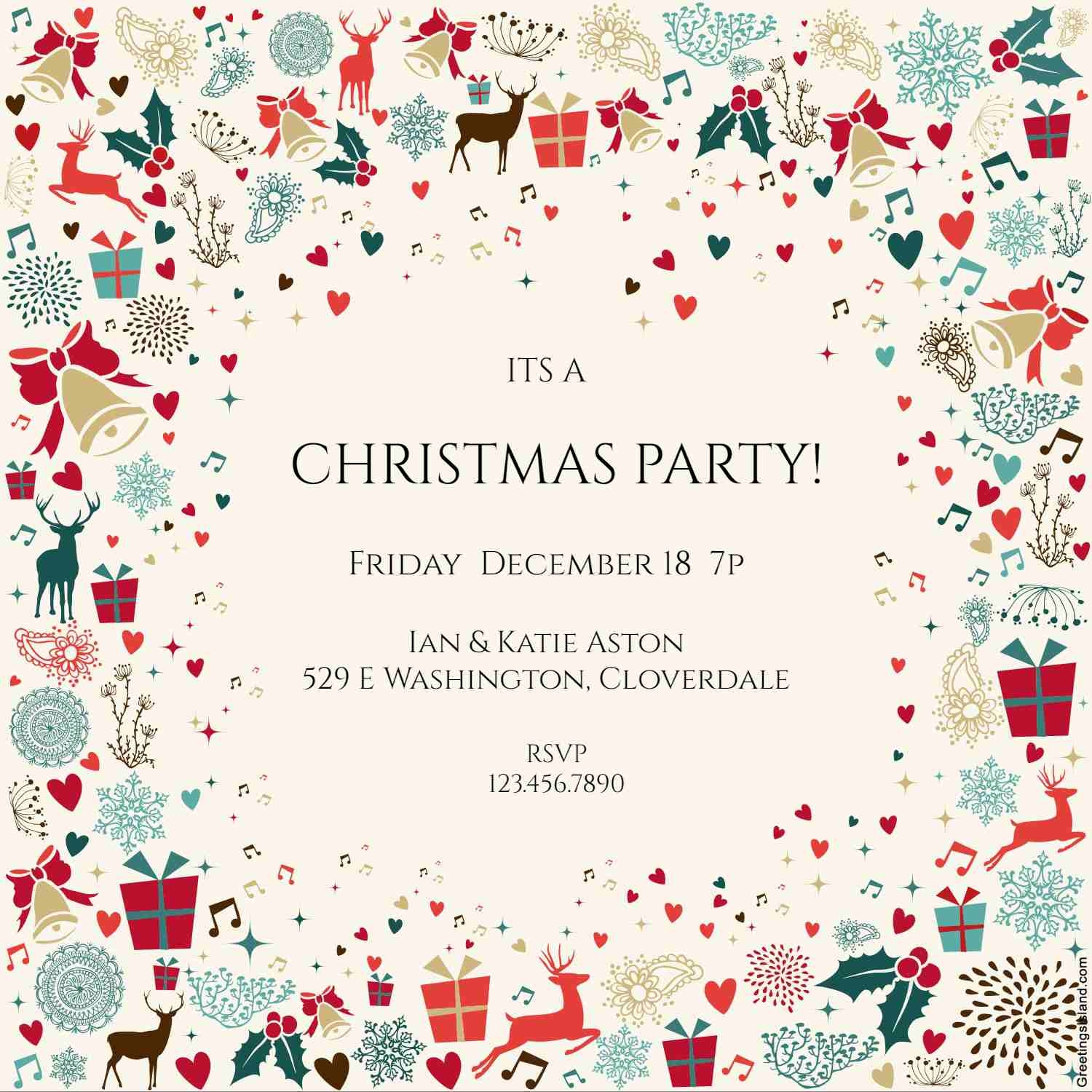 free invitation templates to email