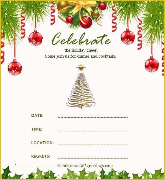 free editable christmas invitation templates
