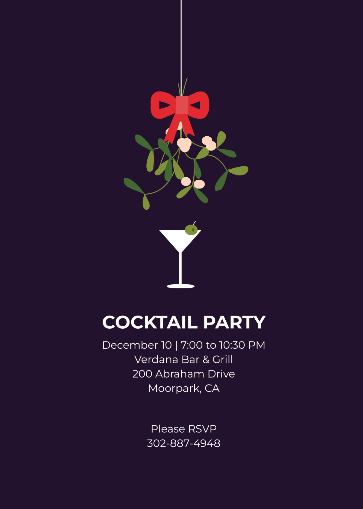 FREE Cocktail Party Invitation Edit Online Download Template