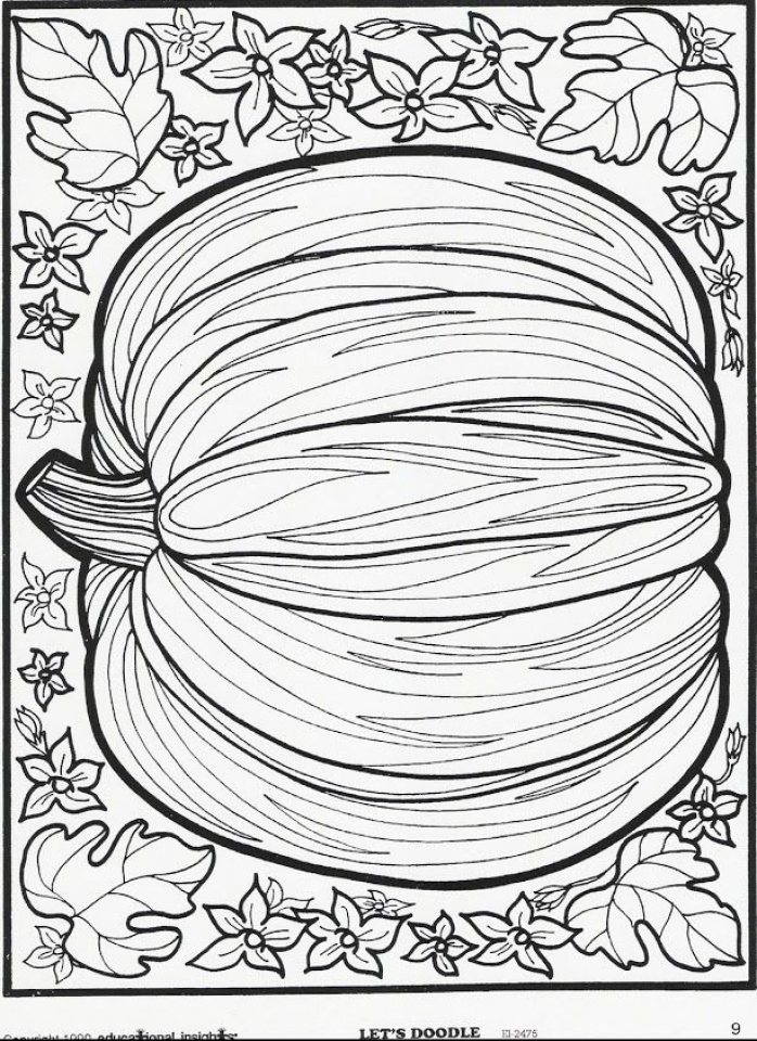 Free Coloring Pages For Adults Fall