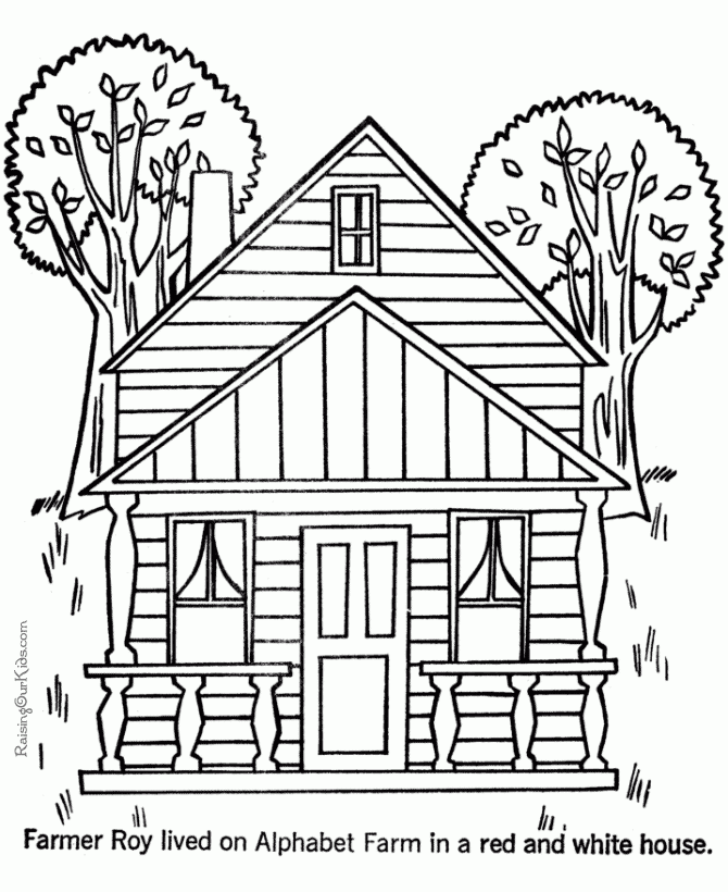 Free Coloring Pages Houses Download Free Coloring Pages Houses Png 