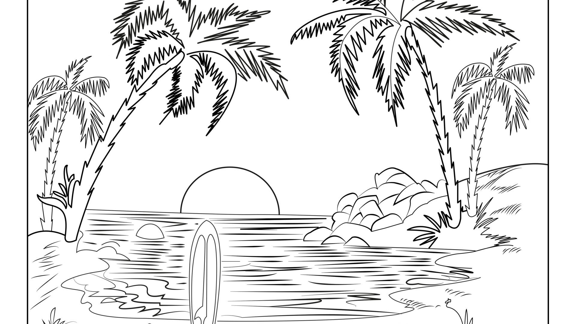 free coloring pages of nature