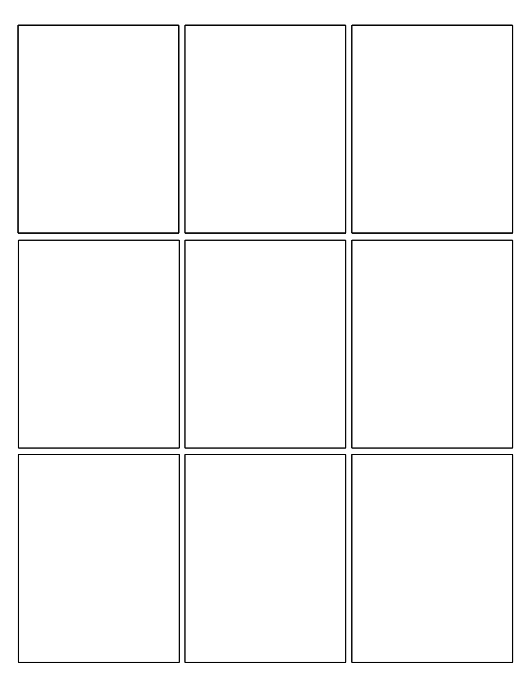 comic strip template free printable