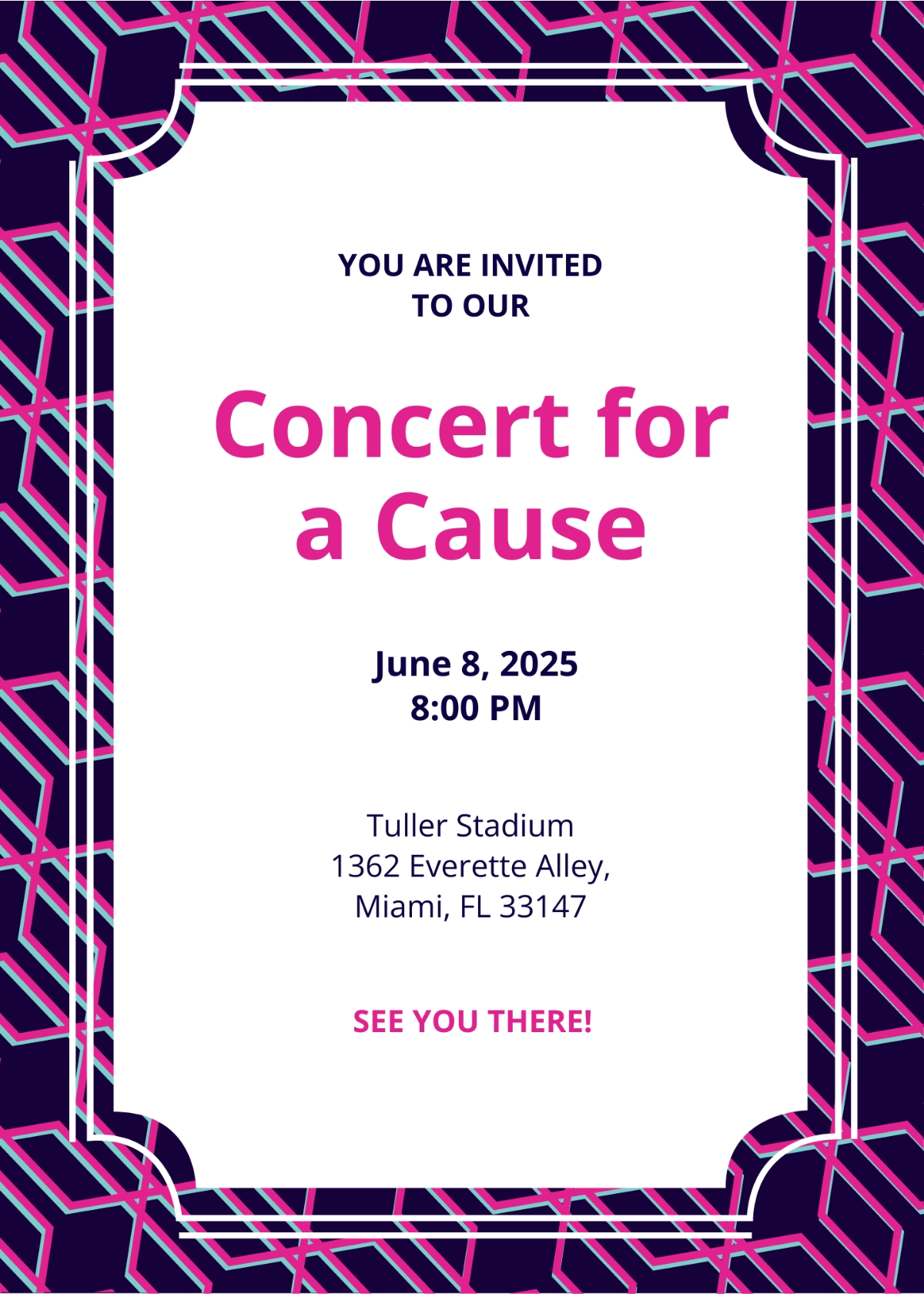 Free Concert Ticket Invitation Template To Edit Online
