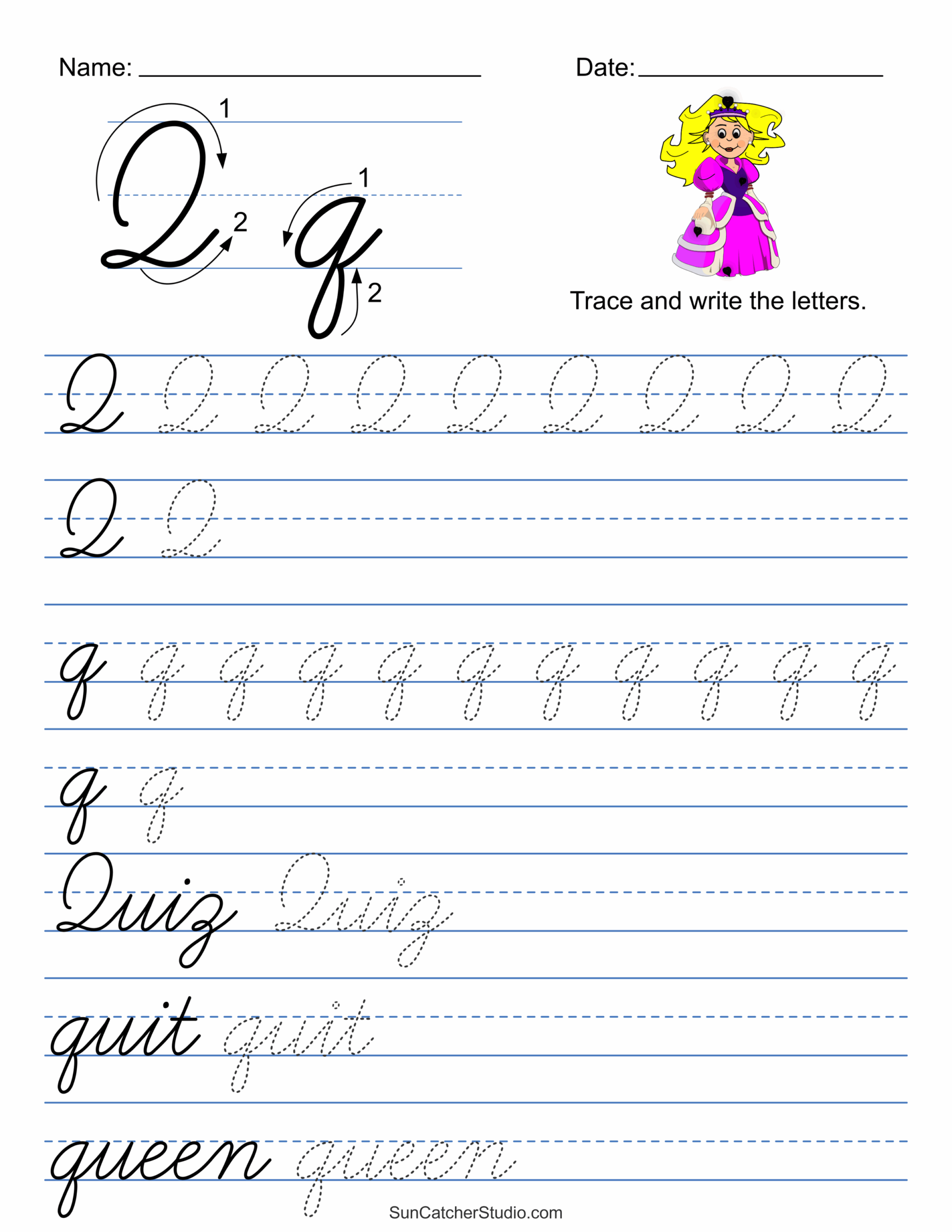 Free Cursive Worksheet Generator Download Free Cursive Worksheet 