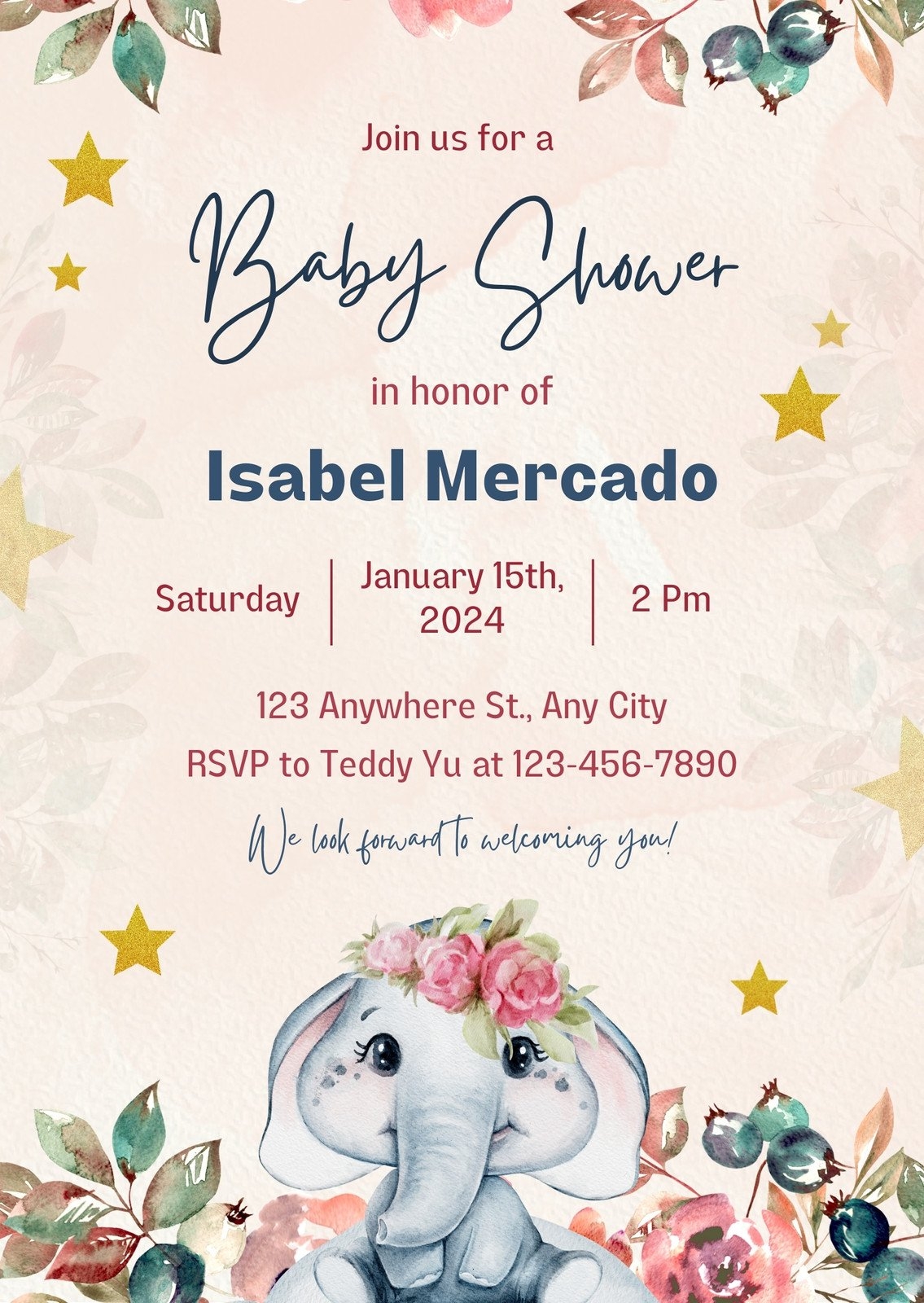 free shower invitation templates