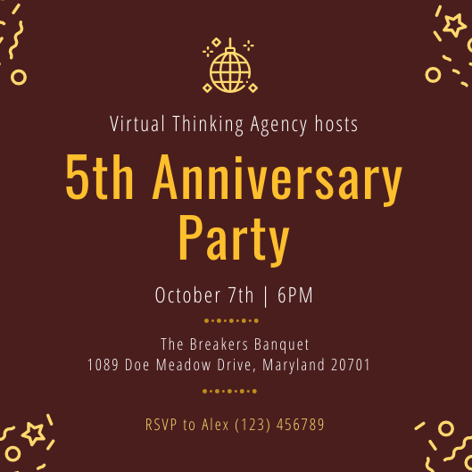 Free Customizable Invitation Templates DocHipo