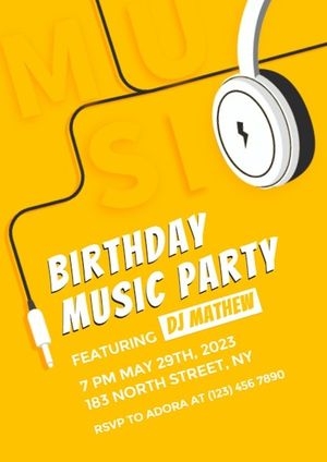 Free Customizable Music Invitation Templates Fotor Graphic Designer