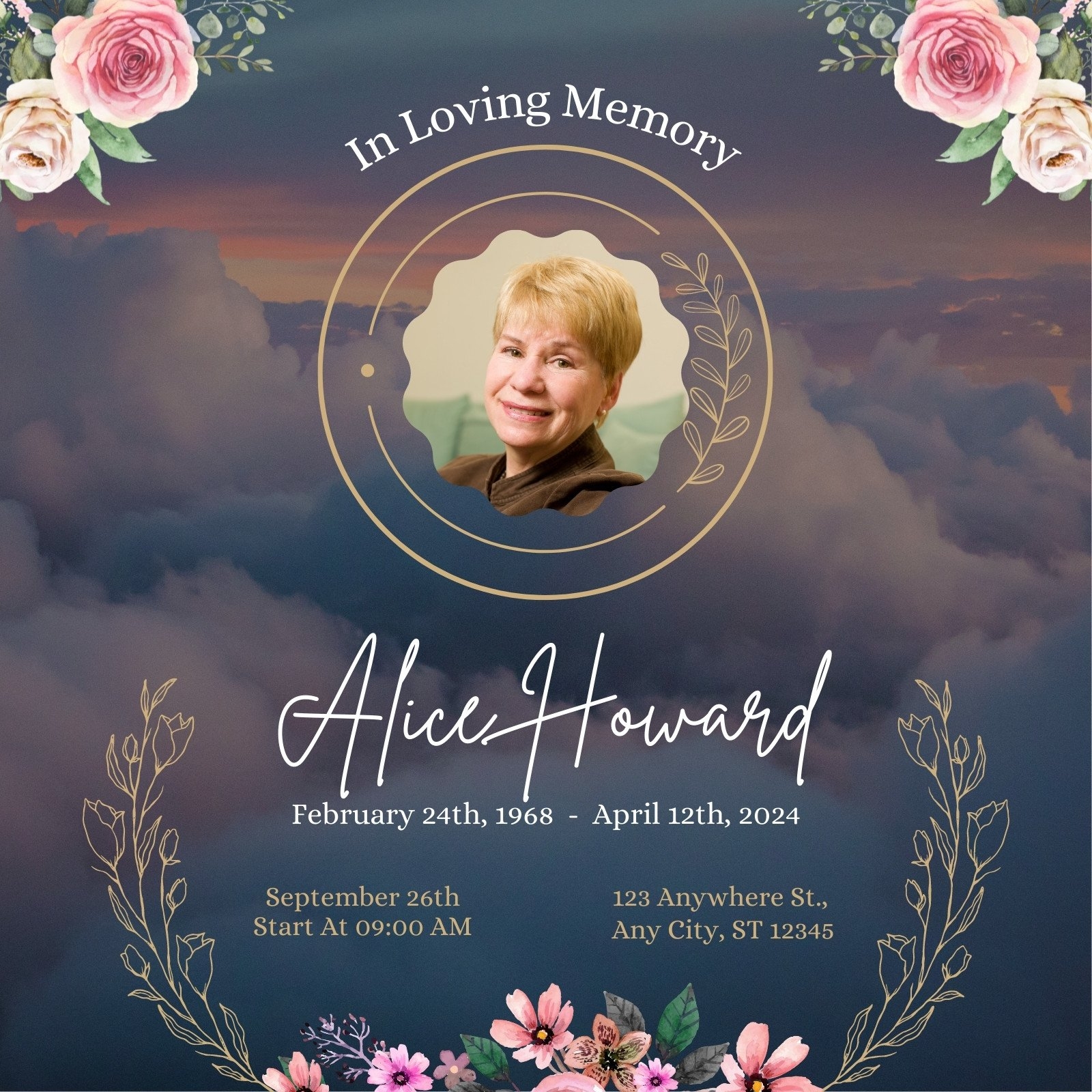 Free Death Anniversary Invitation Templates Printable Vrogue co