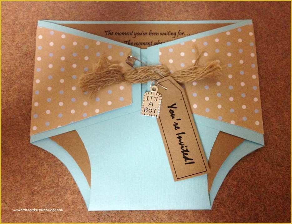 Free Diaper Shower Invitations Templates Of Diaper Shaped Baby Shower 