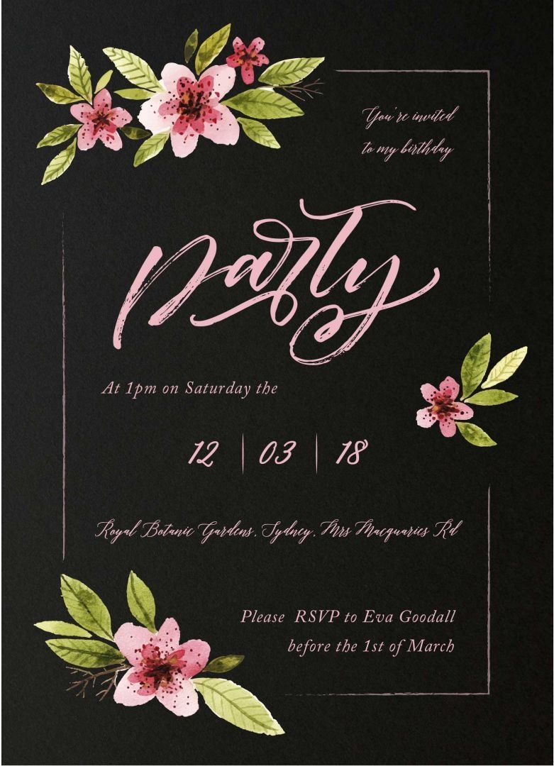 Free Digital Party Invitation Templates Invitationhart90
