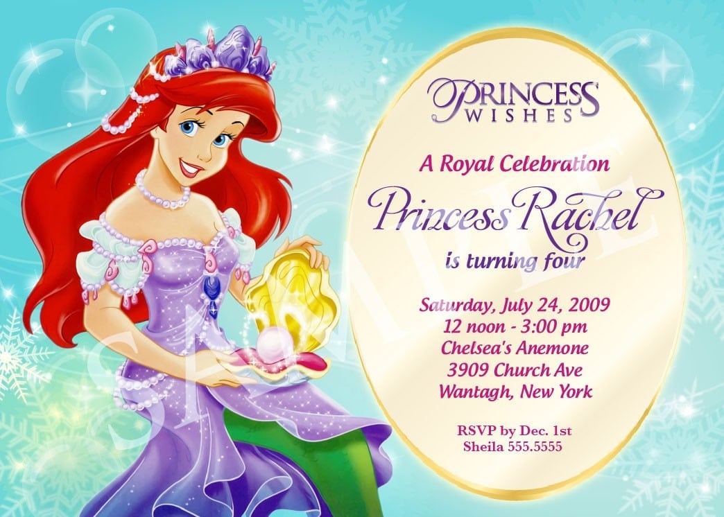 Free Disney Birthday Invitation Template