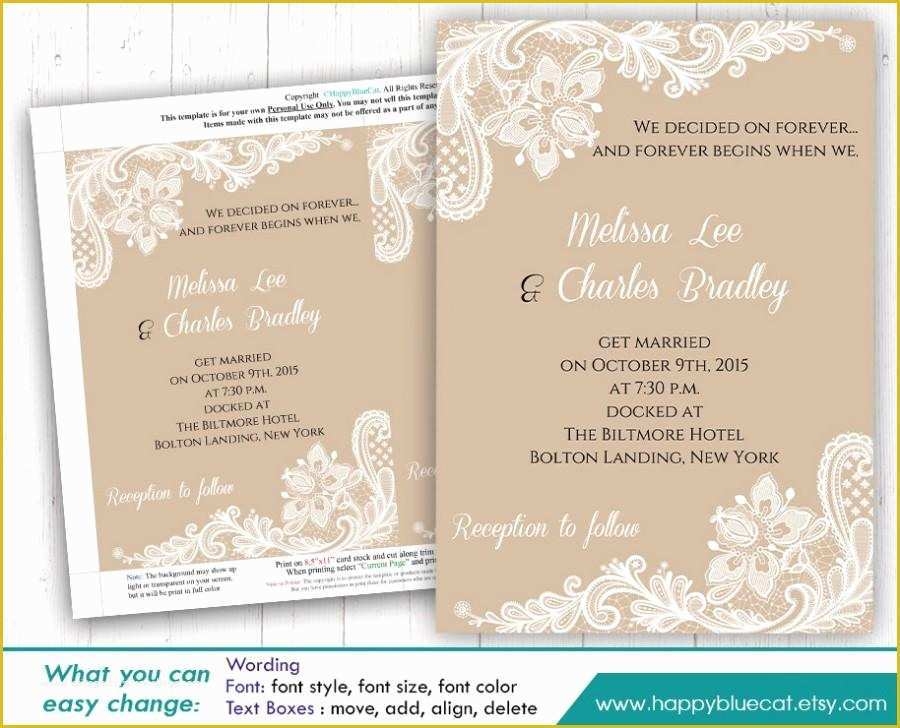 Free Downloadable Wedding Invitation Templates For Word Raschips