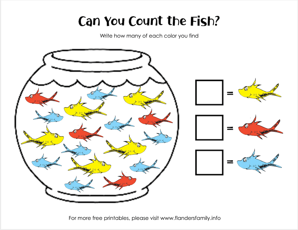 Free Dr Seuss PreK Fun Pack Year Round Homeschooling Worksheets 