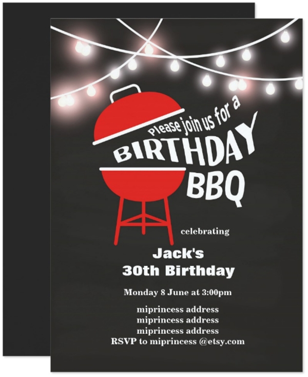 free editable bbq invitation template