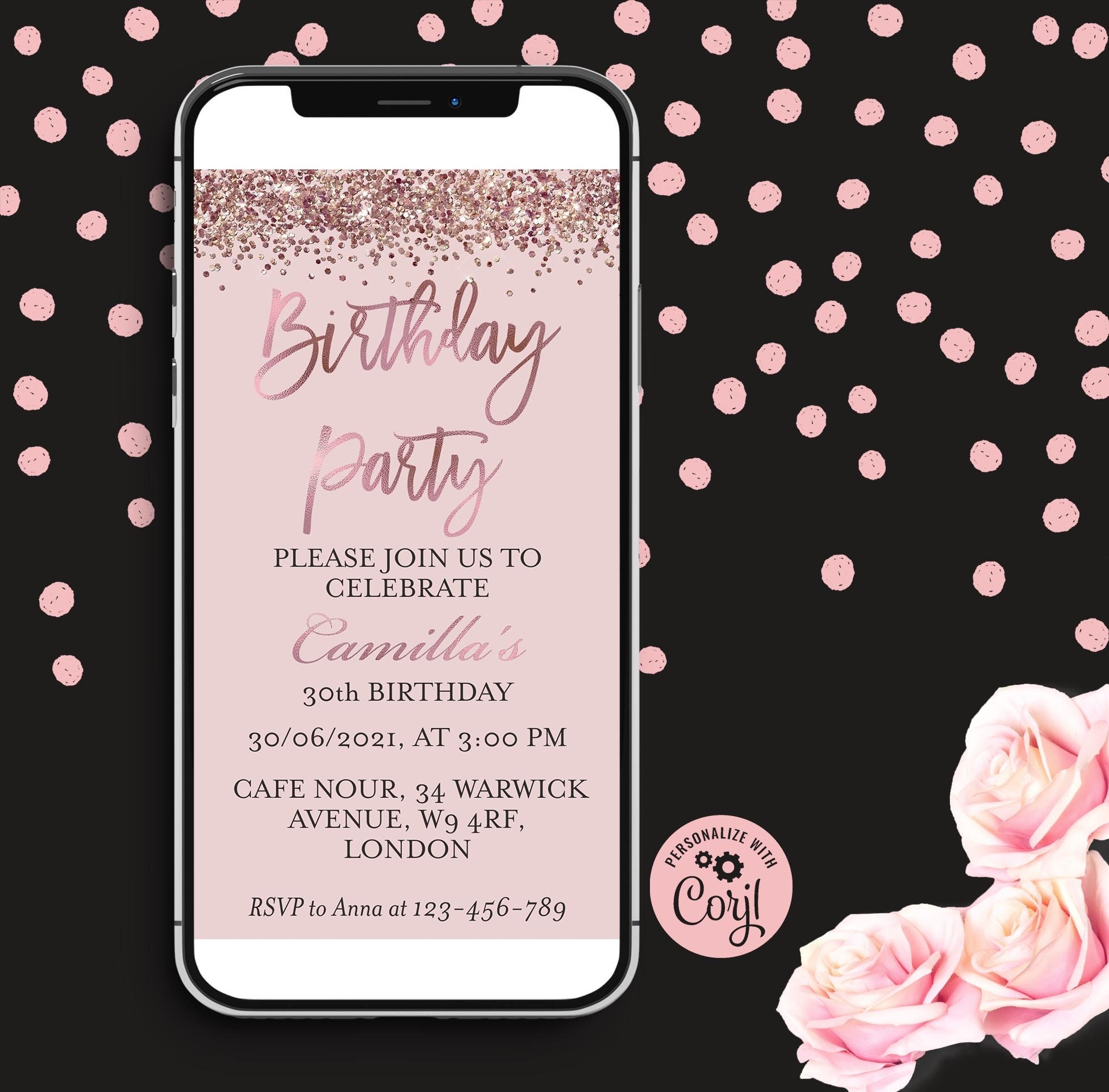 free digital party invitation templates