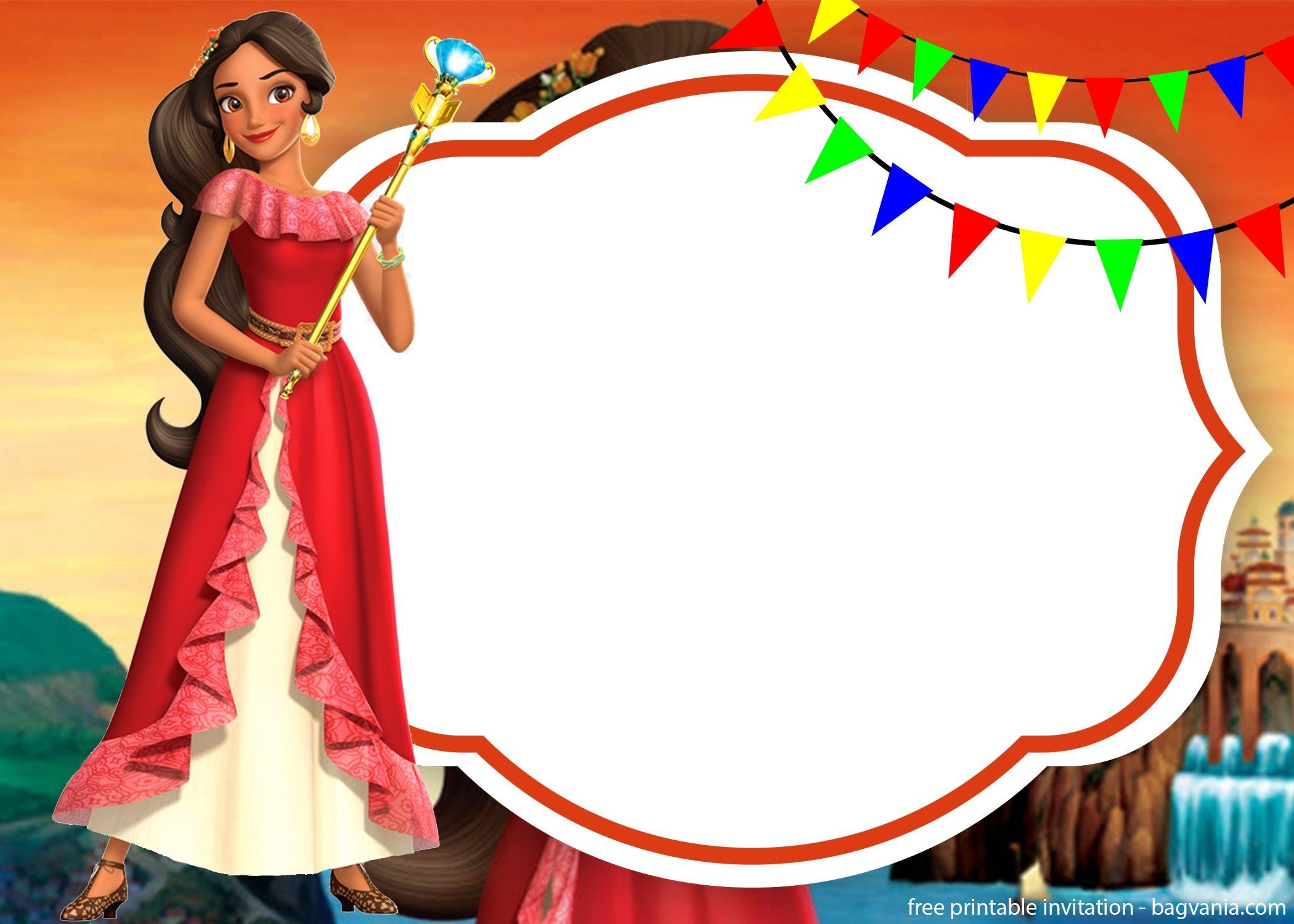 FREE Elena Of Avalor Invitations For Your Lovely Princess Printable