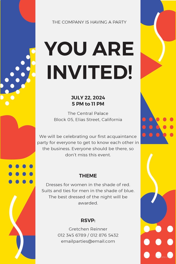 free email invitations templates