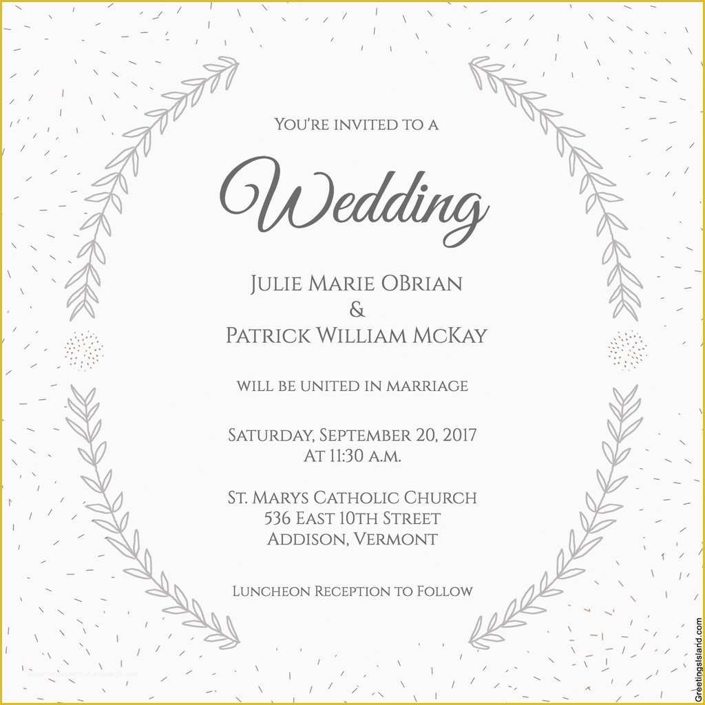 Free Email Wedding Invitation Templates Of Wedding Invitation Templates