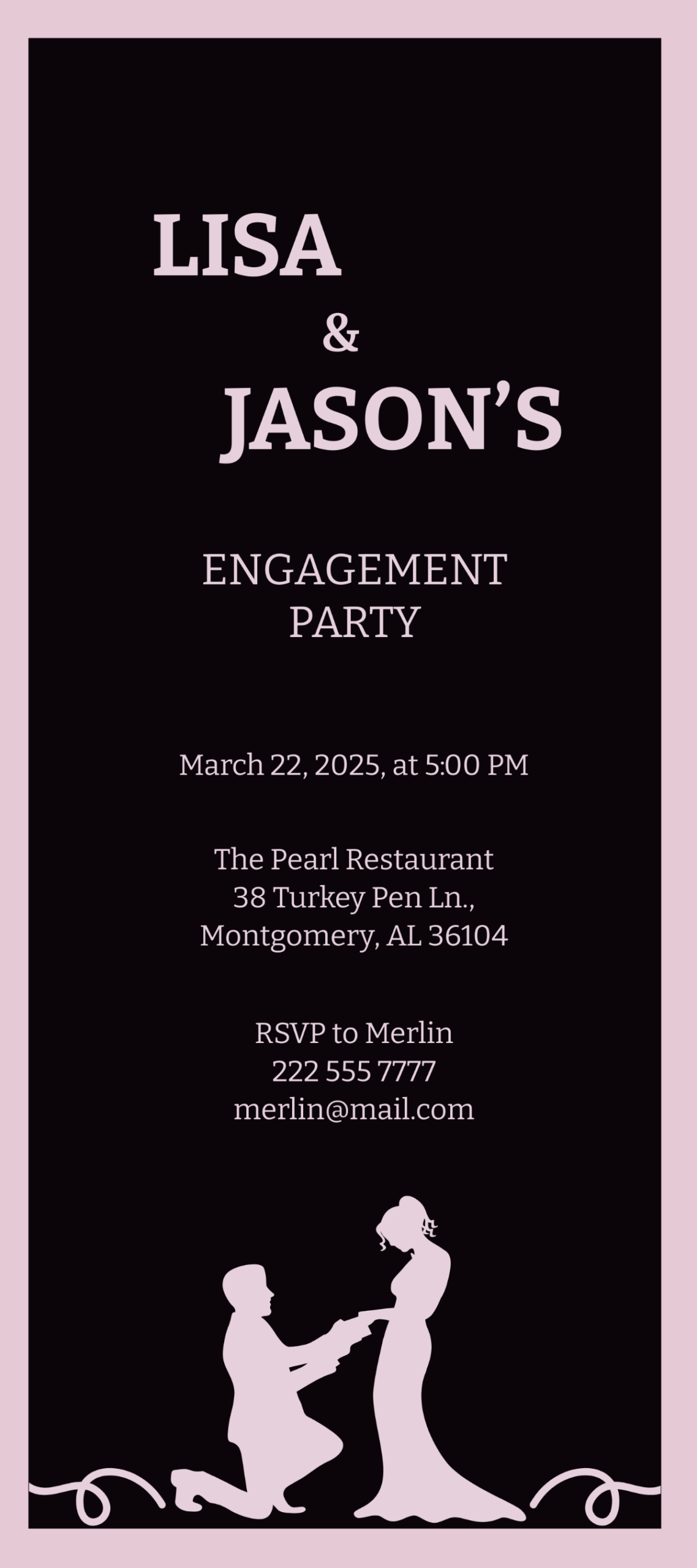 engagement party invitation template free