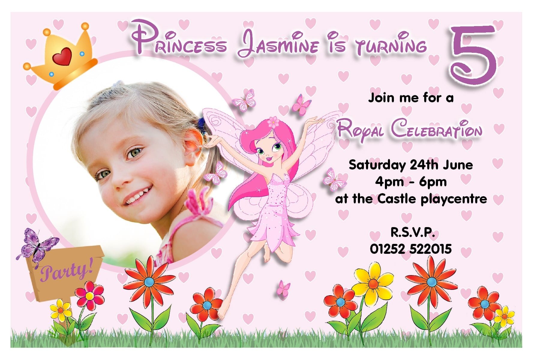 free fairy invitation template
