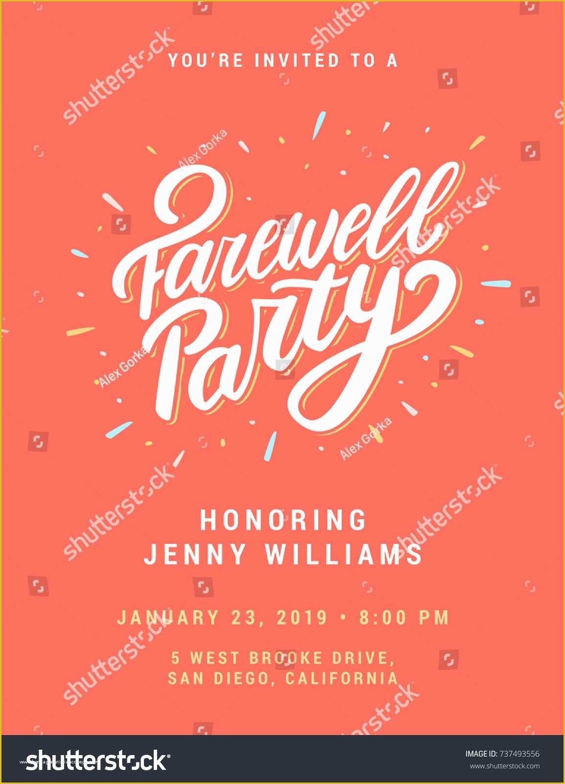 Free Farewell Invitation Templates Of Farewell Party Invitation