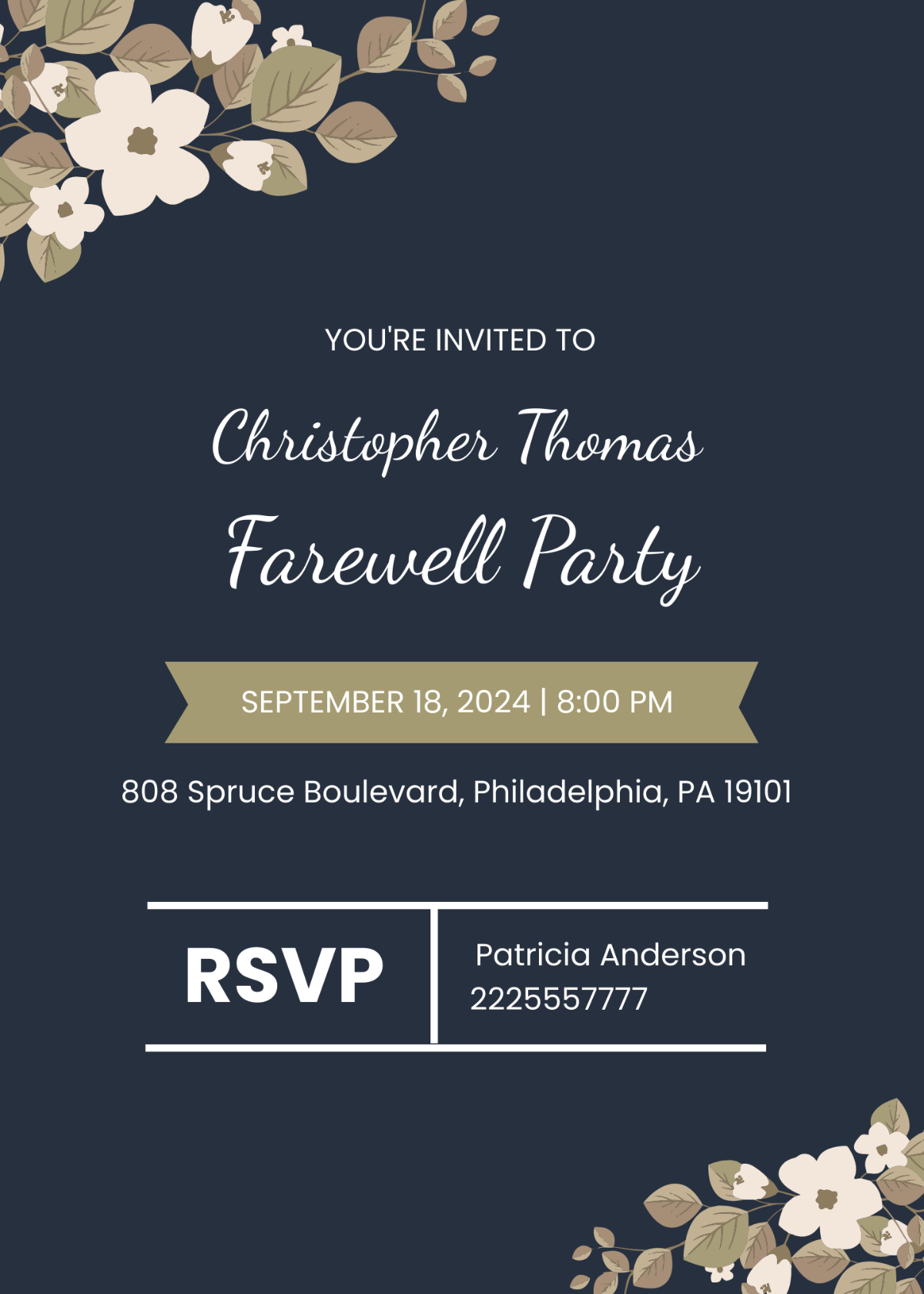 Free Farewell Lunch Invitation Template To Edit Online
