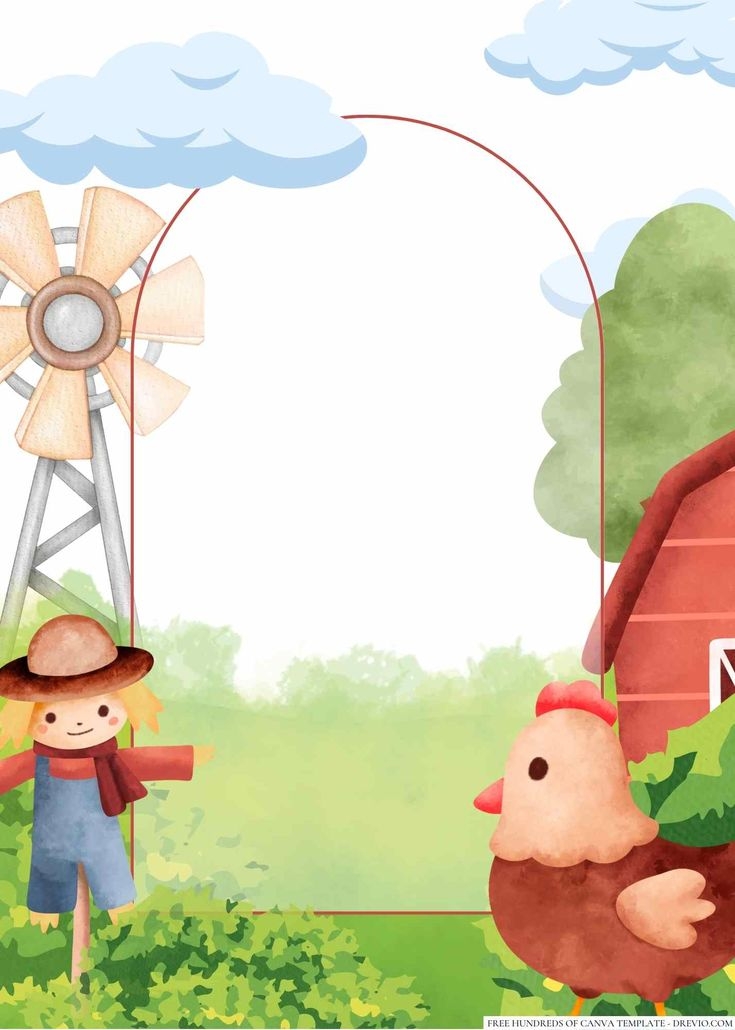 FREE Farm Animals Baby Shower Invitations Templates Check More At Https