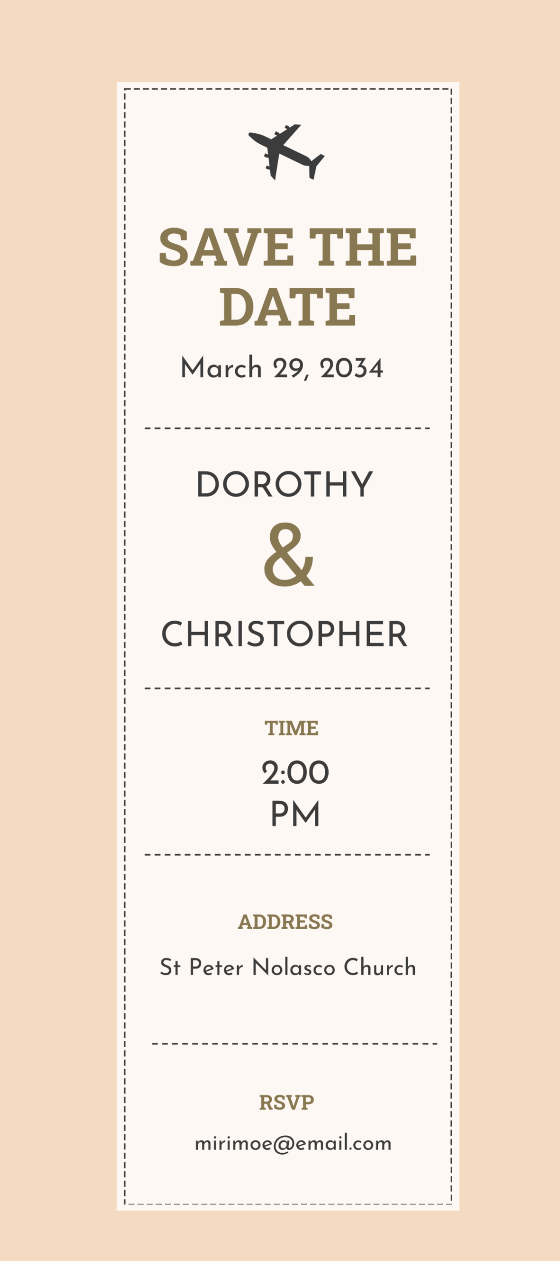 Free Flight Ticket Boarding Pass Invitation Template To Edit Online