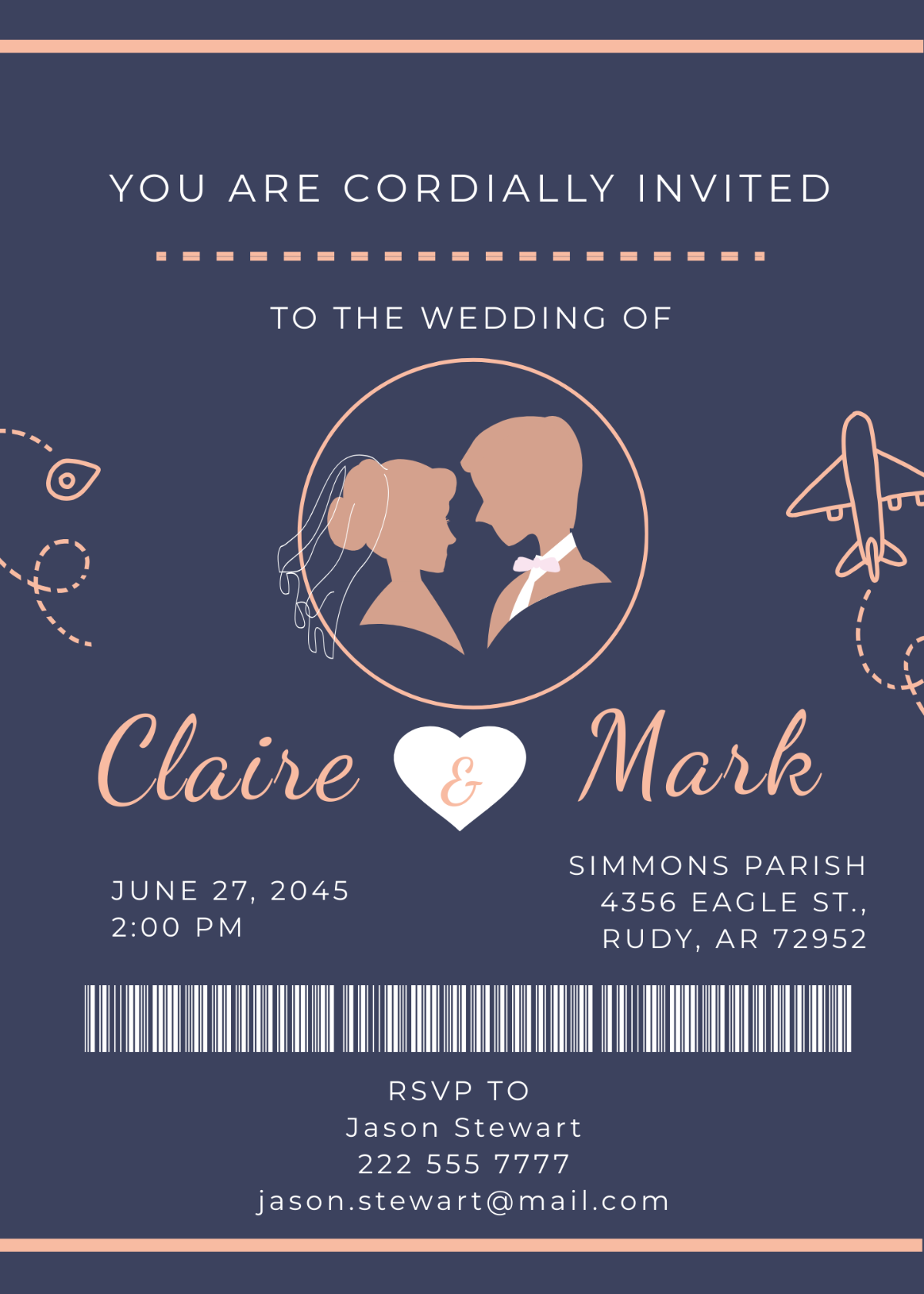 Free Flight Ticket Boarding Pass Invitation Template To Edit Online