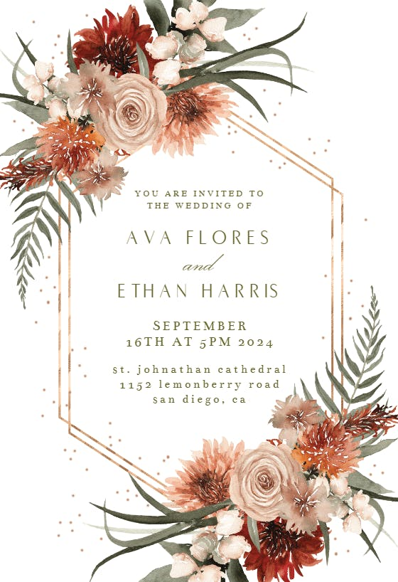 free online wedding invitation templates