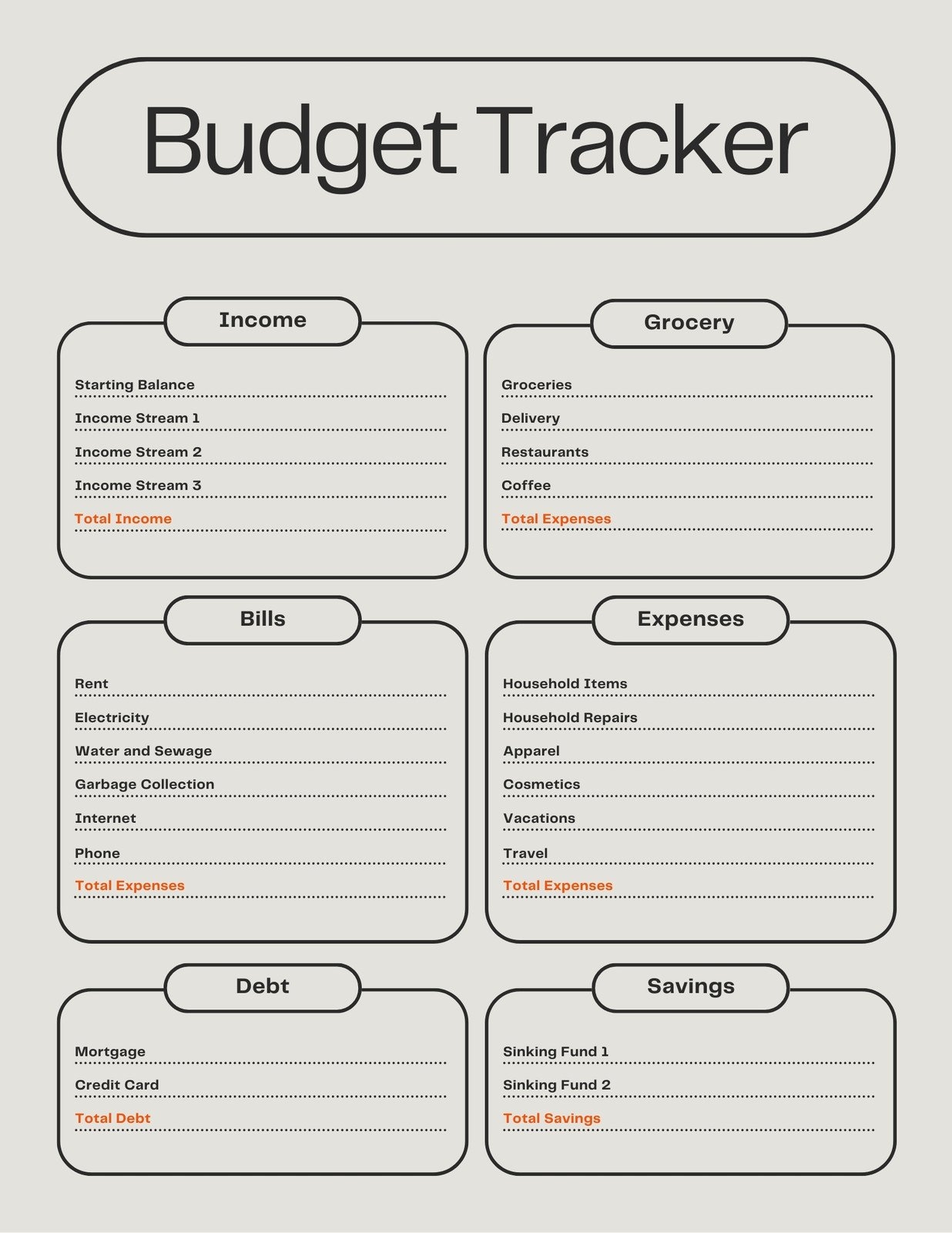 free printable budget worksheet for students