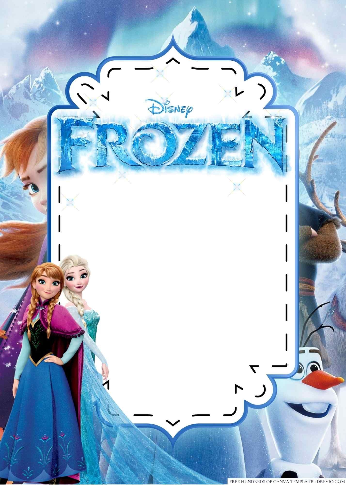 Free Frozen Birthday Invitation Templates Artofit