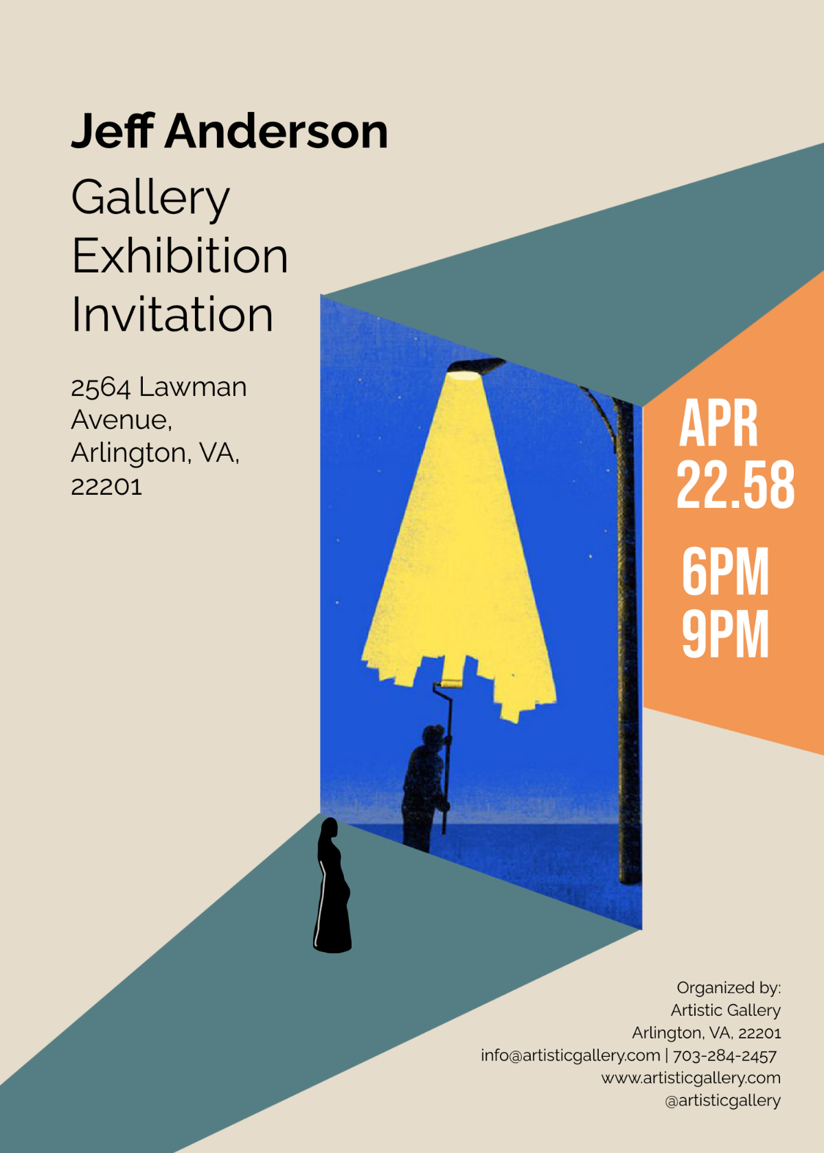 exhibition invitation email template