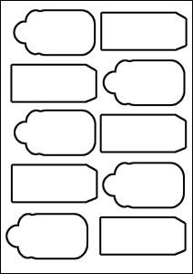 Free Gift Tag Printables Templates Gift Tag Template Free Printable