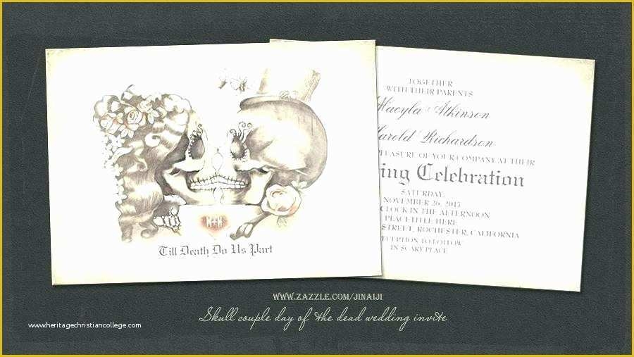 free gothic wedding invitation templates