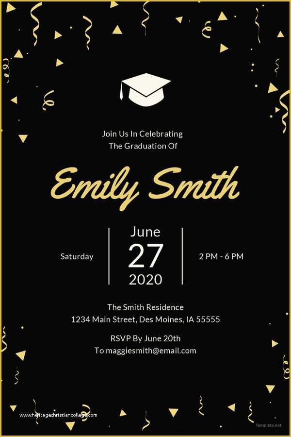 Free Graduation Announcements Templates Downloads Of 19 Graduation 