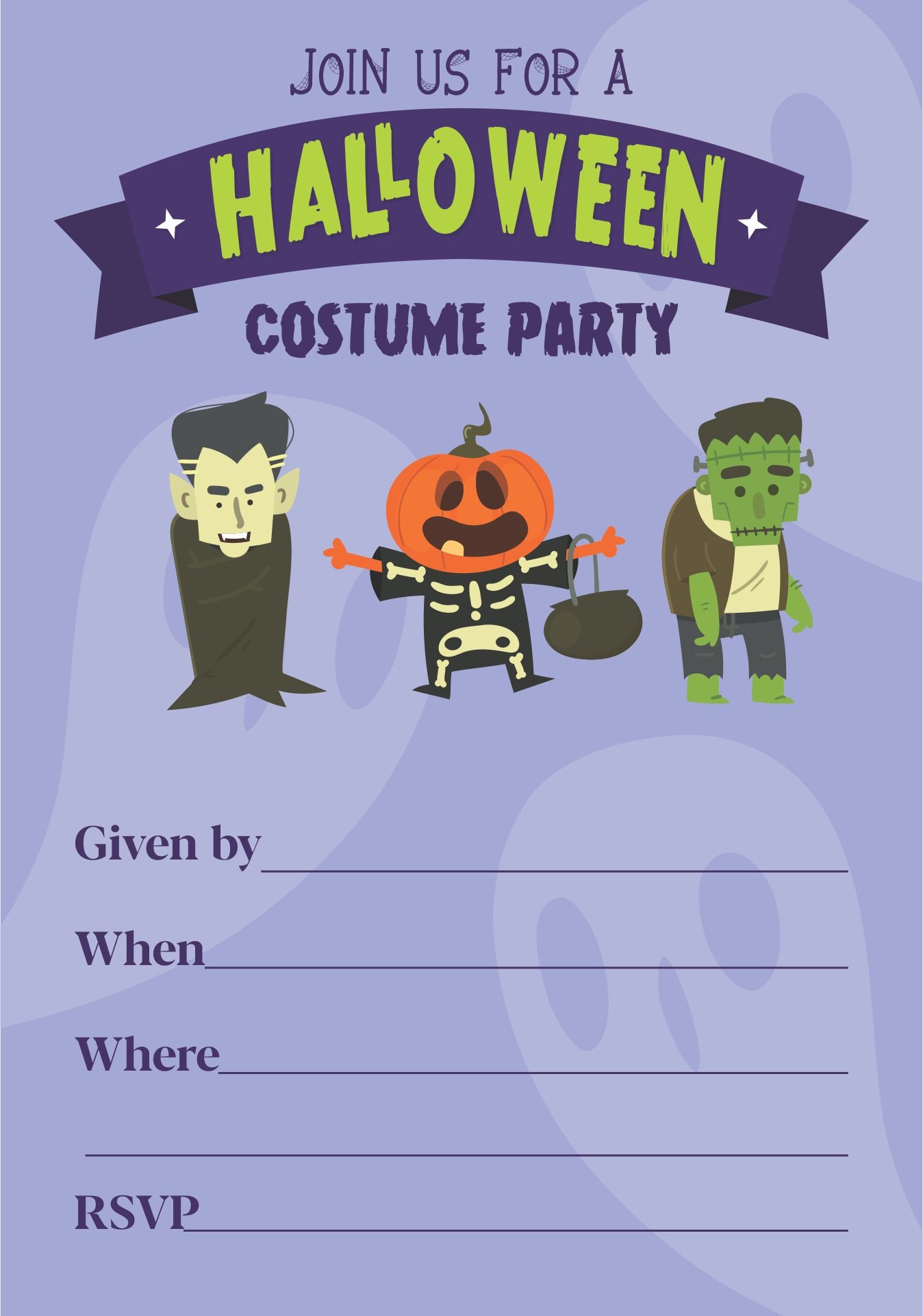 free halloween invitations templates free