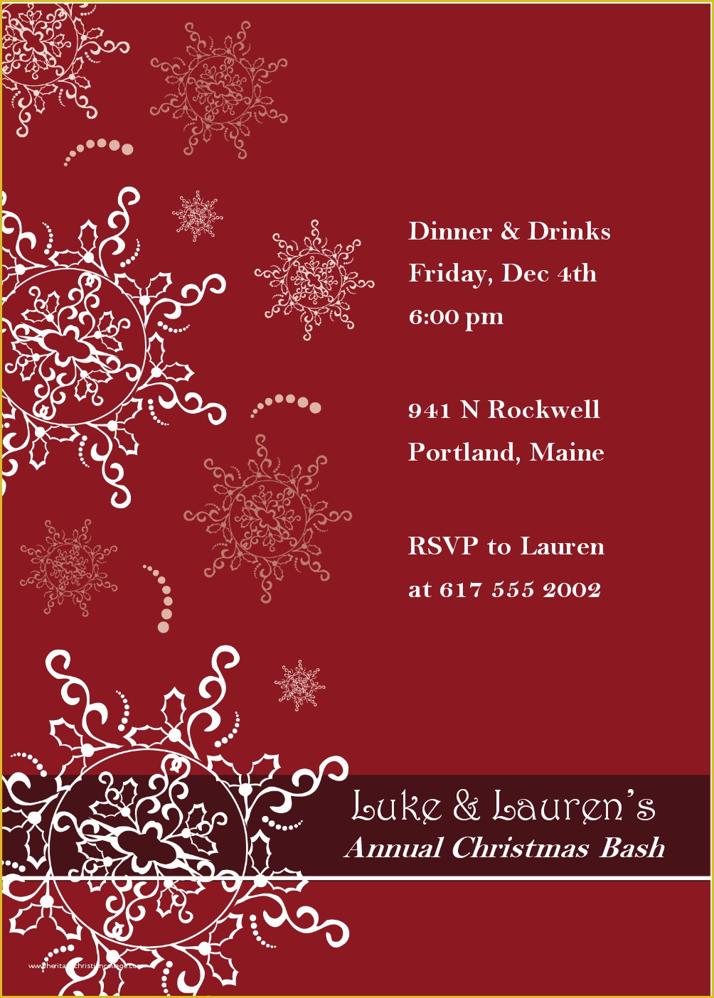 Free Holiday Invitation Templates Word Of 4 Christmas Invitation