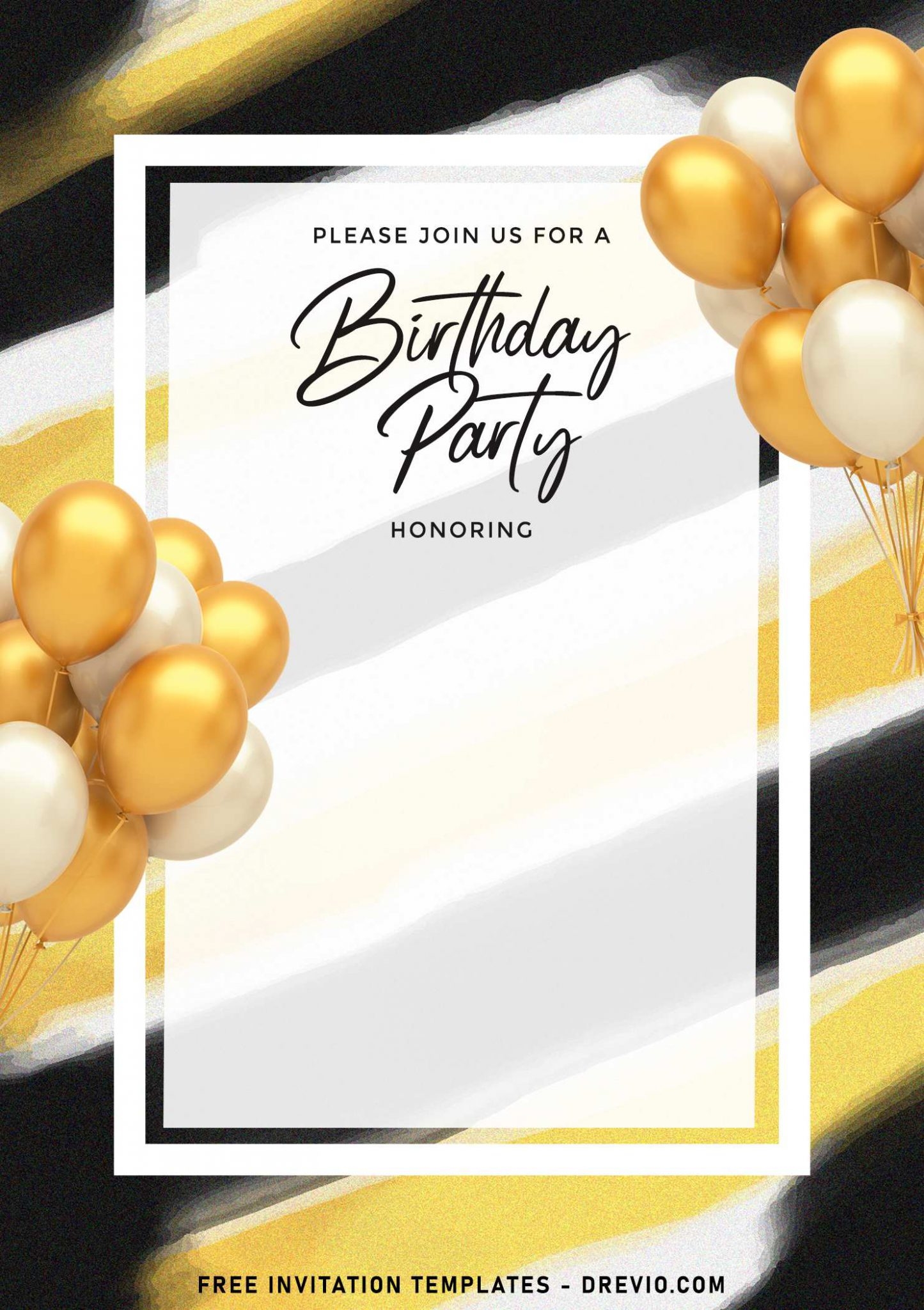 free invitation templates to print at home