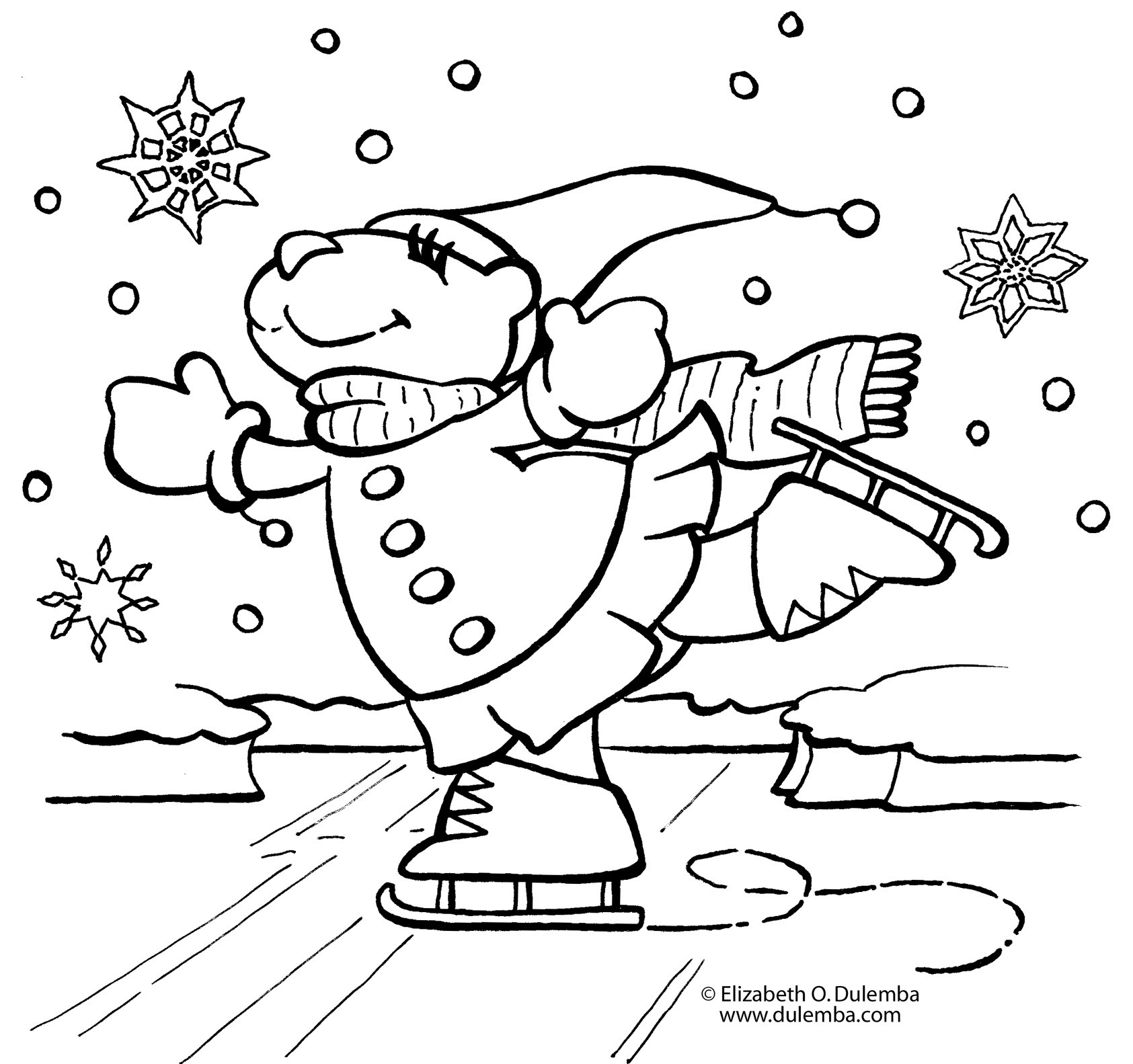 Free January Coloring Pages At GetDrawings Free Download