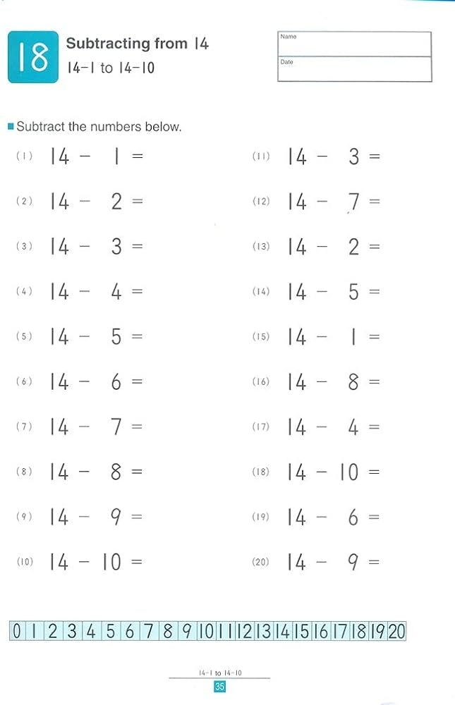 kumon worksheets pdf