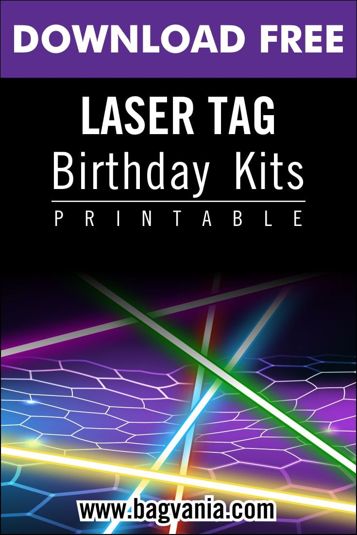 free laser tag birthday invitation templates