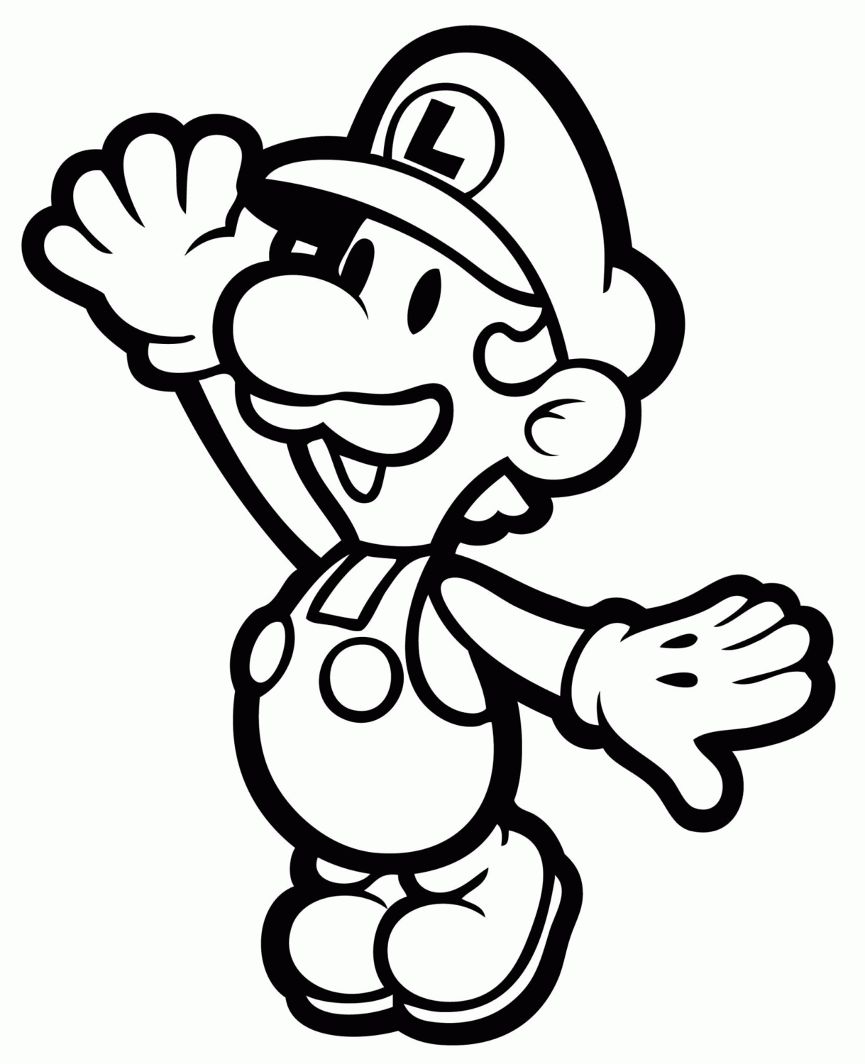 Coloring Pages Mario And Luigi