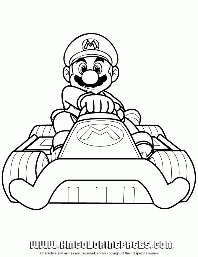 Mario And Luigi Printable Coloring Pages