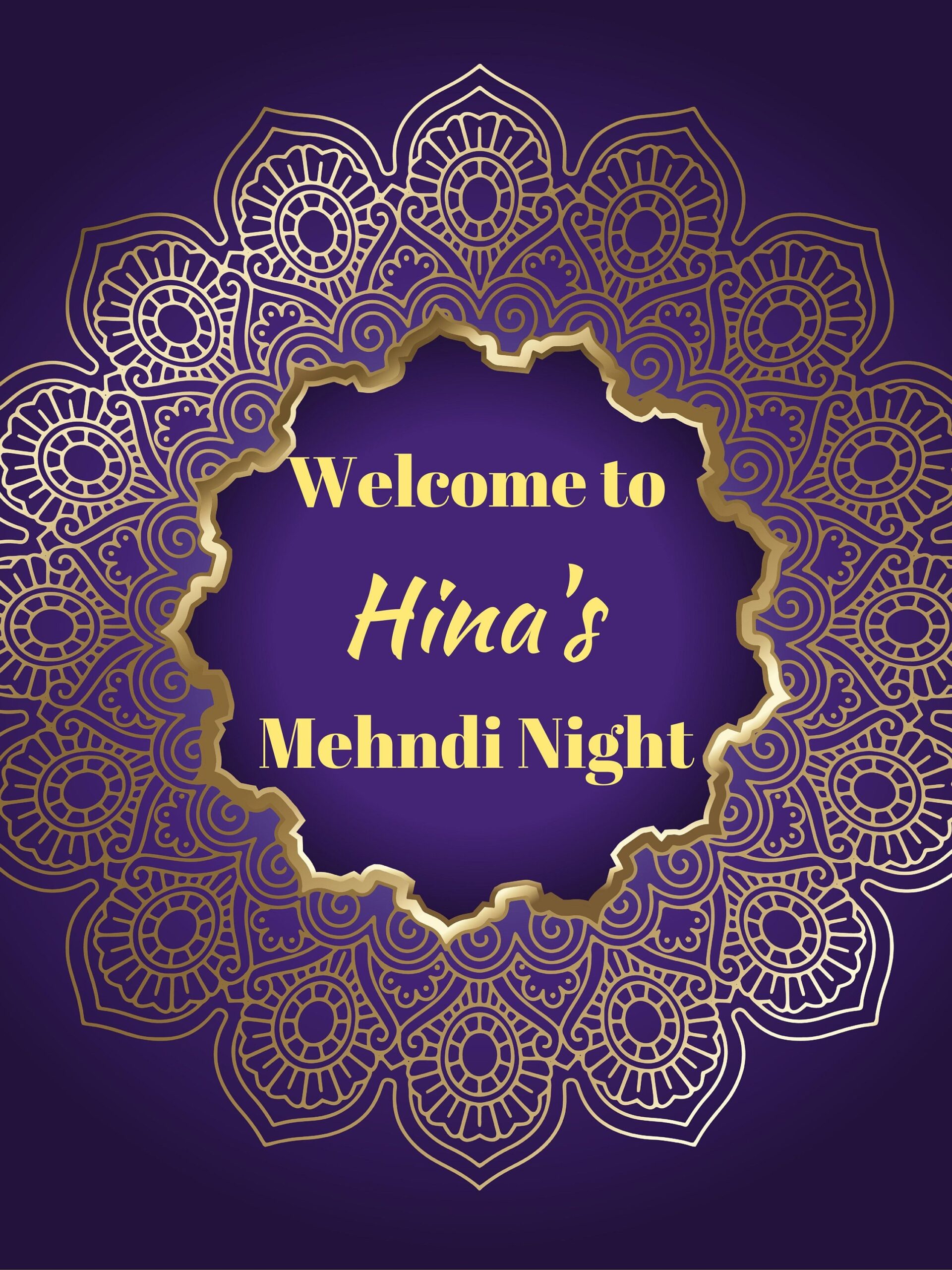 free mehndi invitation templates