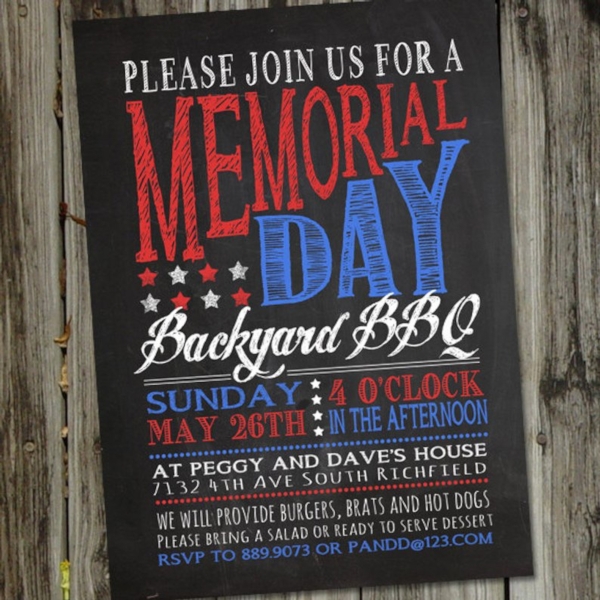 Free Memorial Day Invitation Templates Free Templates Printable