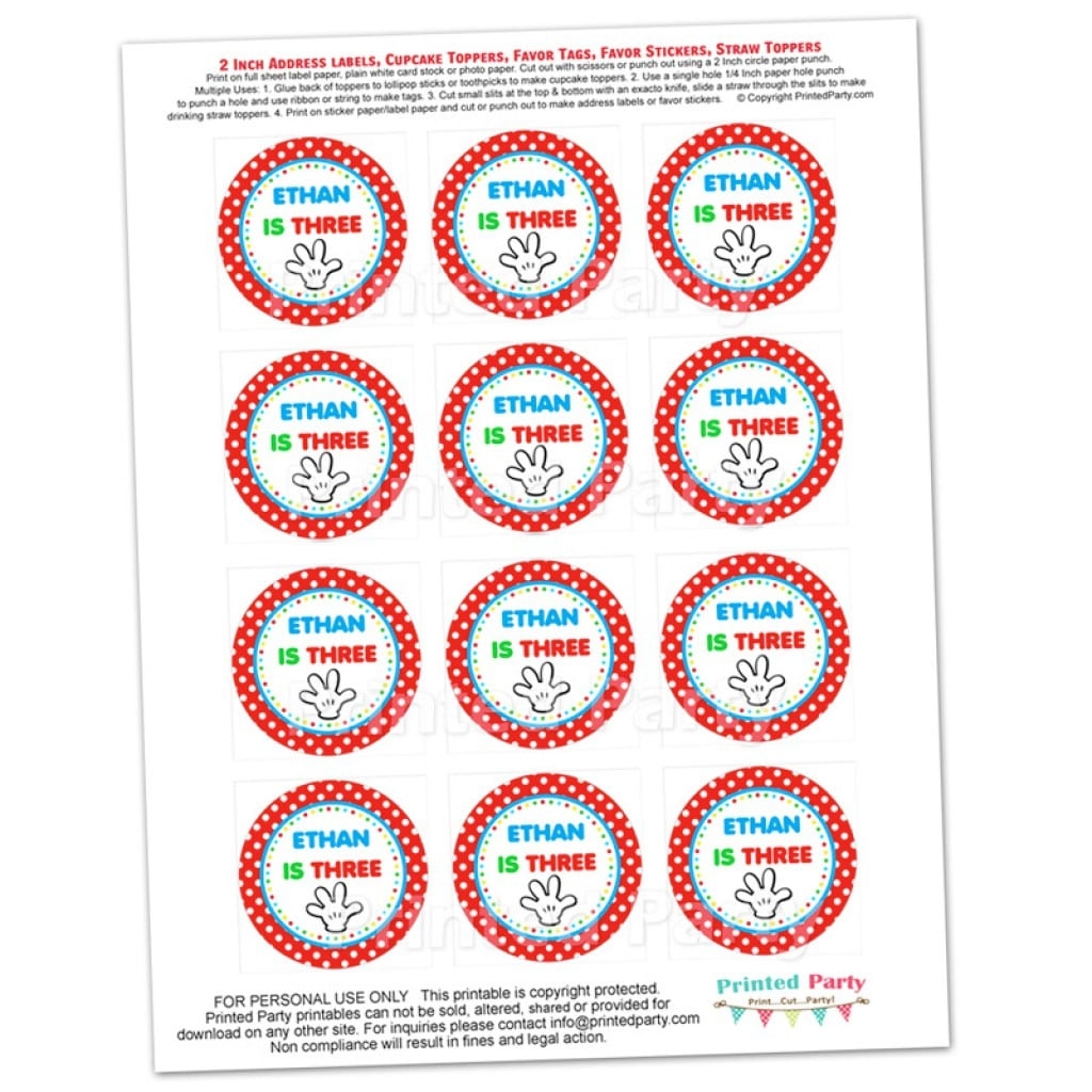 Free Mickey Mouse Party Invitation Template