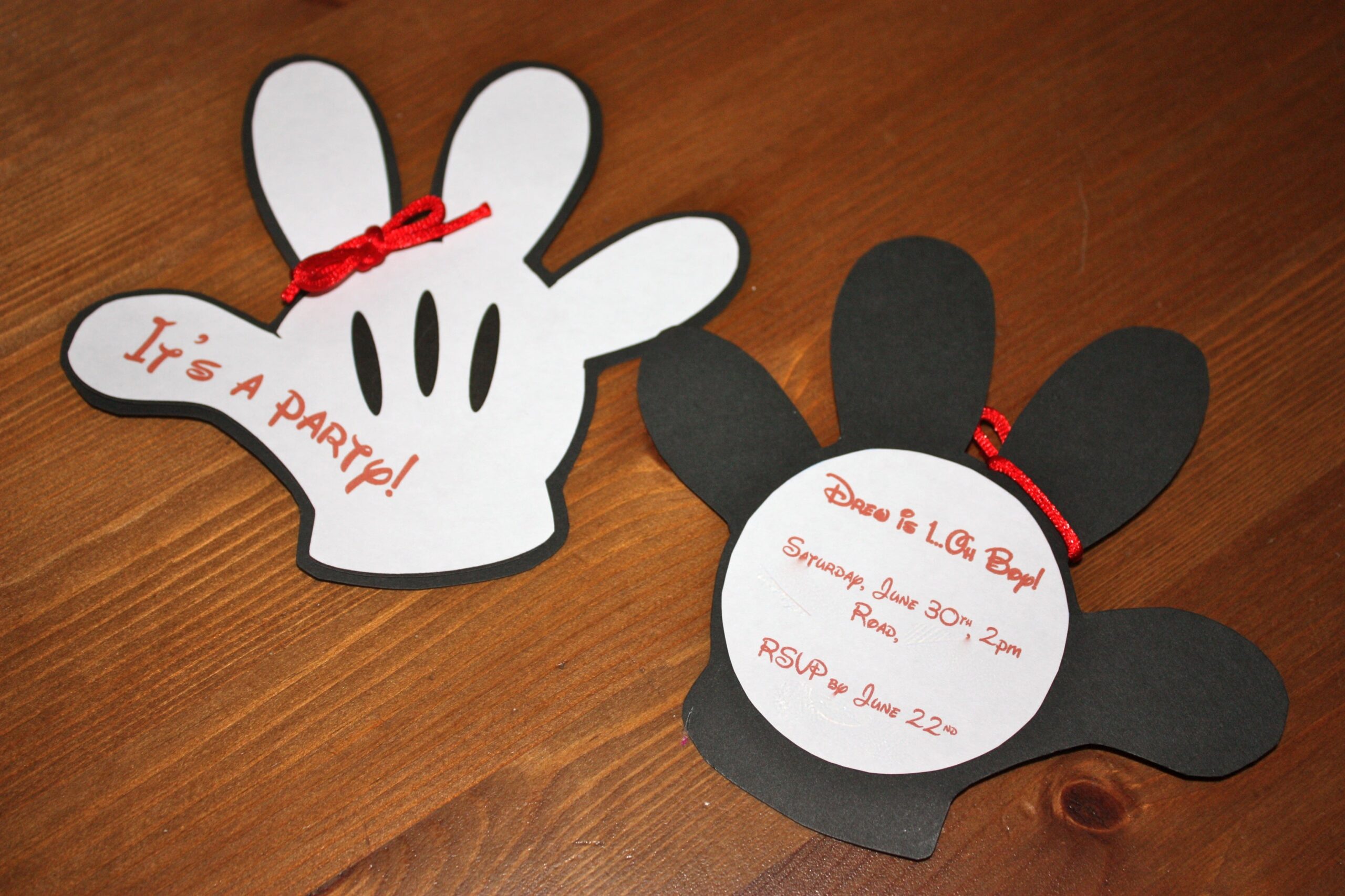 Free Mickey Mouse Party Invitation Template